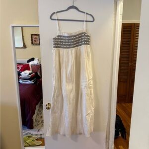 J Crew Pleated Maxi Dress